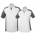 Men's or Ladies' Polo Shirt w/ Contrasting Sleeves - 25 Day Custom Overseas Express